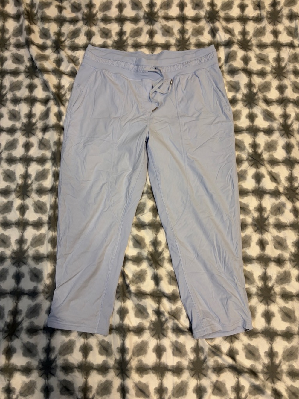 Women’s Light Blue Drawstring Casual Pants